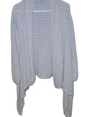 Cato Woman Open Front Cardigan Sweater 22/24W Tan Pointelle Knit Plus